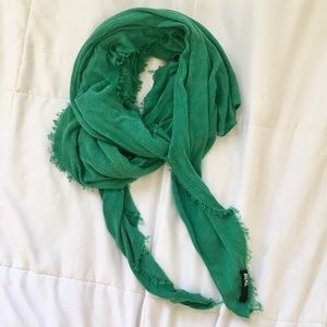 Urban Outfitters Green Jersey Scarf